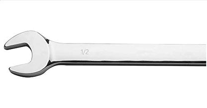 FLZOSPER 1/2 in. SAE Ratchet Wrench,Box End Head 72-Tooth Ratcheting Combination Wrench Spanner - size: 12.7mm