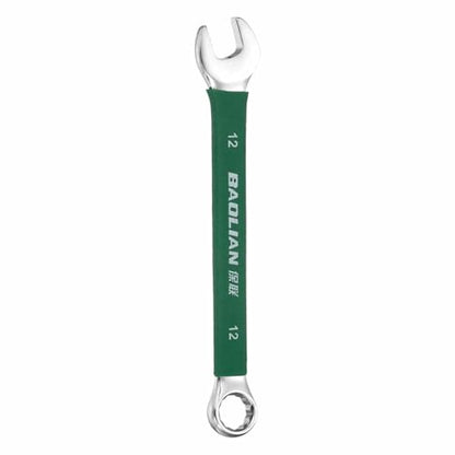 HARFINGTON 12mm Metric Combination Wrench 10 Degree Offset 12 Point Cr-V Steel Single Open End Spanner Wrenches for Automotive Repair Furniture Assembly - size: 12mm