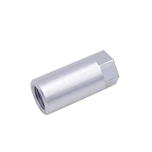 Fuel Rail Pressure Gauge Adapter Compatible with Ford Service Port Schrader Valve Adapter Silver