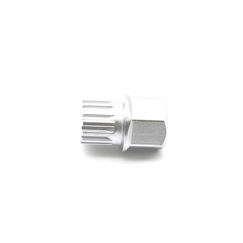 TEMO 18/13Pt Wheel Lock Nut Screw Removal Key Anti-Theft Lugnut Socket S3054 for BMW Vehicles - size: 18/13PT