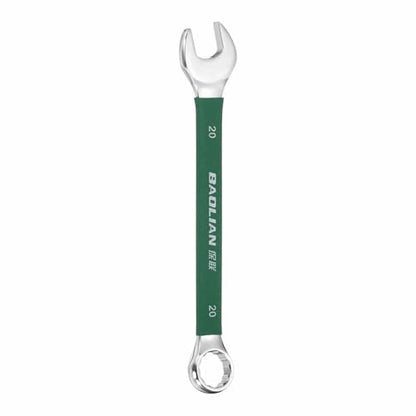 HARFINGTON 20mm Metric Combination Wrench 10 Degree Offset 12 Point Cr-V Steel Single Open End Spanner Wrenches for Automotive Repair Furniture Assembly - size: 20mm