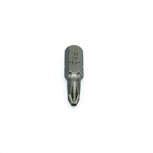 Benchmark Abrasives 1/4 Inch Hex Anti Slip Phillips Insert Screw Head Screwdriver Bits, Rotary Drill Bits for Repairing Electronics, Automotive Parts, Furniture (50 Pack) - (PR2 x 1") - size: PR2 x 1"