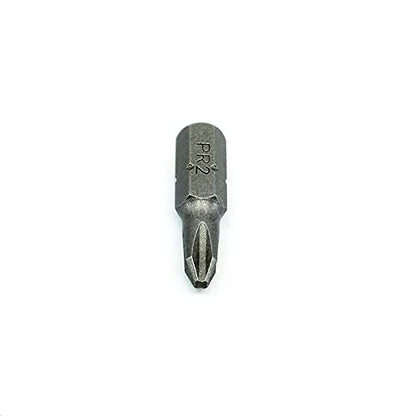 Benchmark Abrasives 1/4 Inch Hex Anti Slip Phillips Insert Screw Head Screwdriver Bits, Rotary Drill Bits for Repairing Electronics, Automotive Parts, Furniture (50 Pack) - (PR2 x 1") - size: PR2 x 1"