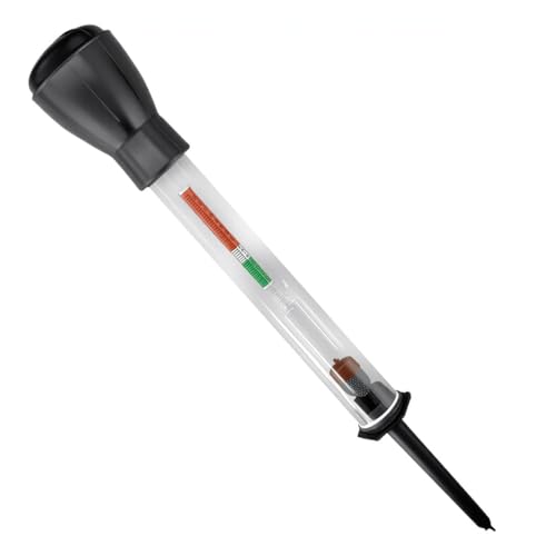 ZIMISI Car Battery Hydrometer, 11.5 Inch Deep Cycle Electric Hydraulic Density Meter, Precision Fast Detection Battery Tester, Automotive Repair Tool for Car, Golf Cart (Black) - color: Black