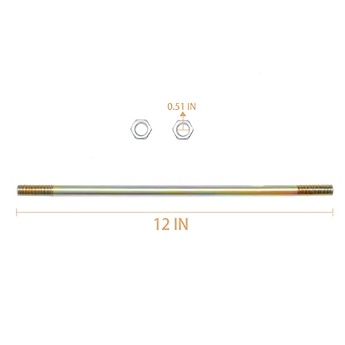 Tie Rod Ends Kit, Compatible With 1999-2008 Honda Sportrax 400, 2009-2014 Honda Trx400X, Ball Joint Set, ATV UTV Part Accessories, 2 Tie Rods and 4 Tie Rod Ends - size: Honda