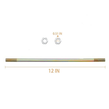 Tie Rod Ends Kit, Compatible With 1999-2008 Honda Sportrax 400, 2009-2014 Honda Trx400X, Ball Joint Set, ATV UTV Part Accessories, 2 Tie Rods and 4 Tie Rod Ends - size: Honda