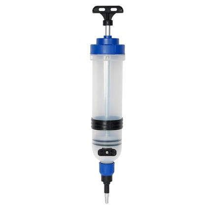 1500ml Fluid Extractor & Manual Automotive Fluid Extractor Pump Oil Syringe with Suction Hose and Extension Tubes for Efficient Oil Change, Fuel Transfer Fluid Syringe (1500ml) - size: 1500ml