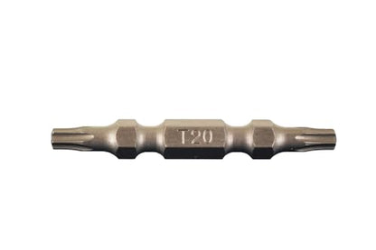 TEMO 25 pc T20 Torx 6 point Double Ended 2 Inch Screwdriver Insert Bits - size: T20 double