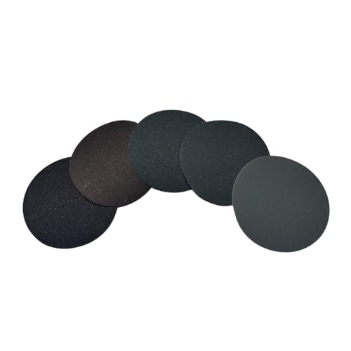 Cerium Oxide Glass Polishing Kit with 3" Backing Pad | High Grade, Wool Felt & Silice Carbide Sandpapers, Sandpapers 320, 400, 600, 1000, 1500, Felt Disc Included