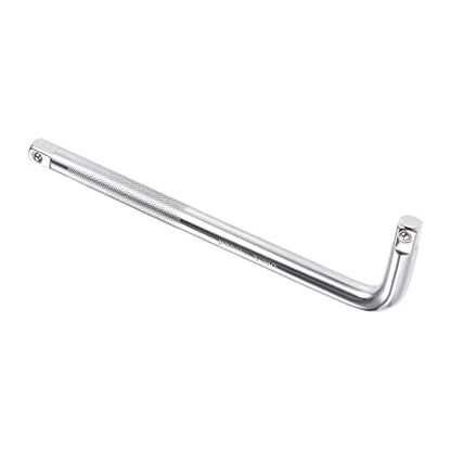 Breaker Bar - [1/2 Inch Drive] L Shape Socket Wrench Extension for Car Mechanical Equipment Repair Use, CR-V Steel