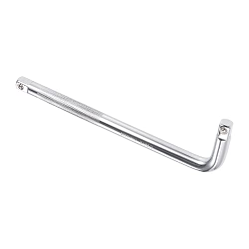 Breaker Bar - [1/2 Inch Drive] L Shape Socket Wrench Extension for Car Mechanical Equipment Repair Use, CR-V Steel