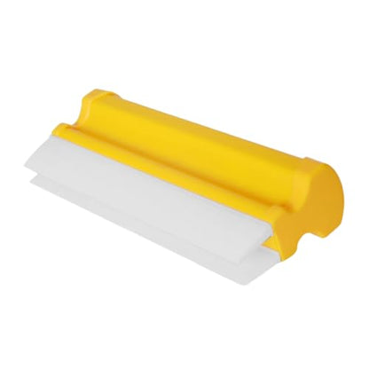 SOLUSTRE Car Windshield Squeegee Double Row Auto Window Squeegee for Car Windshield Cleaning Flexible Water Wiper for Windows Mirrors and Drying 7.87X3.14X1.57In