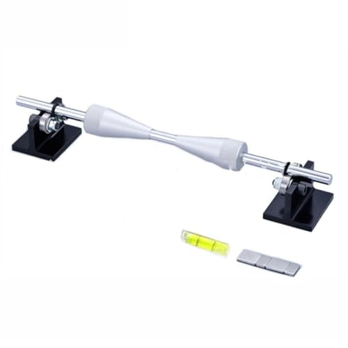 Motorcycle Wheel Balancer and Truing Stand, 15.75 in Aluminum Alloy, Portable Balancing Tool with Leveling Bubble