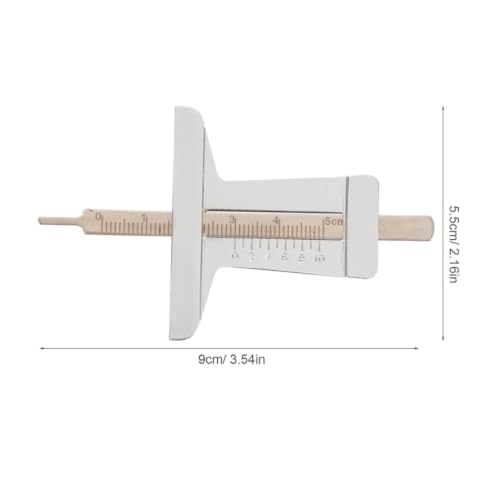 Abaodam 2pcs Tire Tread Depth Gauge Tool for Accurate Measurement of Car Tires Stainless Steel Material with Precise Readings and Replacement
