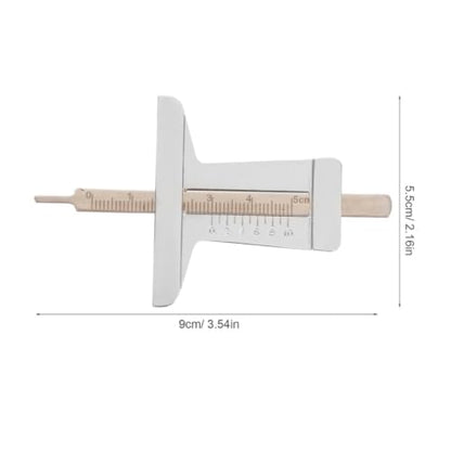 Abaodam 2pcs Tire Tread Depth Gauge Tool for Accurate Measurement of Car Tires Stainless Steel Material with Precise Readings and Replacement
