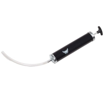 Mytee Products 16 Oz Steel Oil Suction Gun with 12" Vinyl Hose, Manual Oil Change Syringe - Heavy Duty Automotive Fluid Extractor Pump for Engine Oil, Gear Oil & Lubricants - size: 1 - Pack