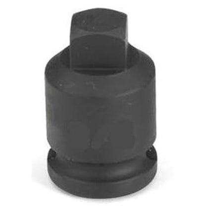 Grey Pneumatic 1008PP Socket - style: 1/4" Square Male Pipe Plug Socket