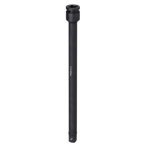 HARFINGTON Impact Socket Extension Bar 3/4" Square Drive 16" Long CR-V Steel Extension Rod Ratchet Wrench Driver Adapter for Axle Nut Sockets, Black - size: 3/4" Square Drive 16" Long