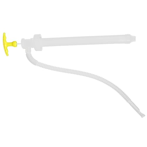 Manual Oil Transfer Pump Hand Siphon Hose Kit Acid and Alkali Resistant Plastic Fluid Extractor for Automotive and Fish Tank Use