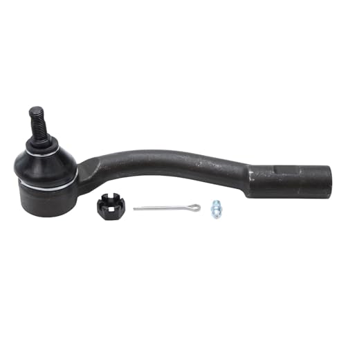 Detroit Axle - Front 4pc Steering Knuckles Kit for 06-11 Hyundai Accent, 2 Steering Knuckles & Wheel Bearing Hubs 2 Outer Tie Rods 2006 2007 2008 2009 2010 2011 Replacement - size: 4SU48700/Kit