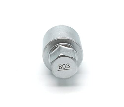 TMAX #803 Anti-Theft Wheel Lug Nut Removal Socket Key 3436 for Audi - size: Key #803