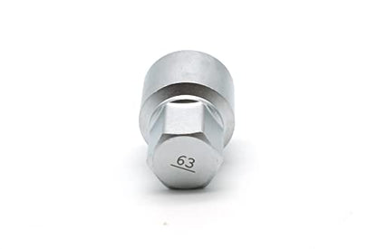 TEMO #63 Anti-Theft Wheel Lug Nut Removal Socket Key 3437 for Porsche - size: #63