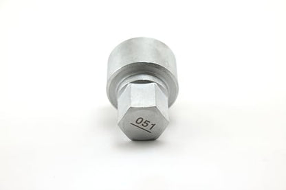 TEMO #51 Wheel Lock Lugnut Anti-Theft Lug Nut Screw Removal Socket Key S3055 for BMW Vehicles - size: #51