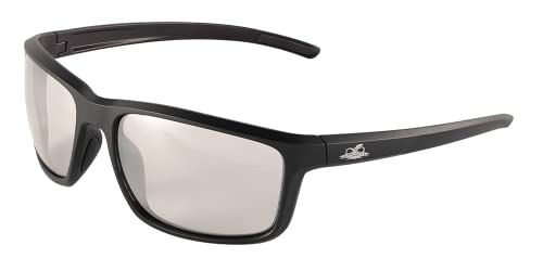 Bullhead Safety Eyewear Pompano Glasses – Anti-Fog, Lightweight, Scratch Resistant, UV Light Blocking Sunglasses for Driving, Golf, Boating, Outdoor Work, Indoor/Outdoor Lens - color: Indoor/Outdoor Lens, Matte Black Frame, style: Anti-fog