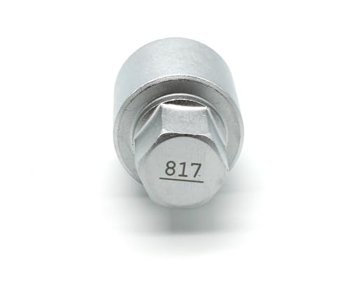 TMAX #817 Anti-Theft Wheel Lug Nut Removal Socket Key 3436 for Audi - size: Key #817