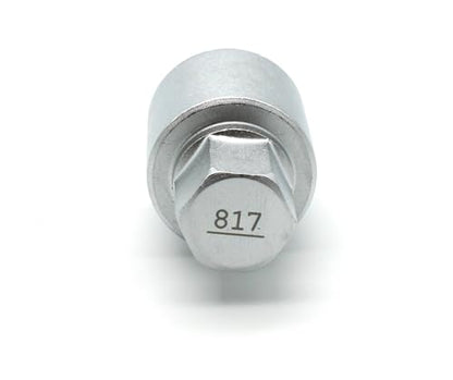 TMAX #817 Anti-Theft Wheel Lug Nut Removal Socket Key 3436 for Audi - size: Key #817