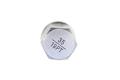 TEMO 35/19Pt Wheel Lock Nut Screw Removal Key Anti-Theft Lugnut Socket S3054 for BMW Vehicles - size: 35/19PT