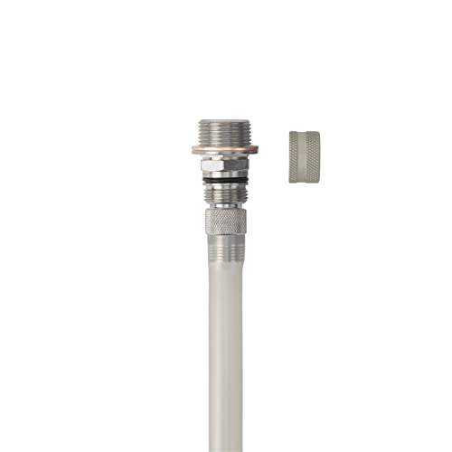 Stahlbus Oil Drain Valve Plug M16x1.5x12mm Steel - CLEAN, EASY, NO TOOL Oil Change - Include Oil Drain Plug, Washer, Cap, Connector, Silicone Hose - size: M16x1.5x12mm