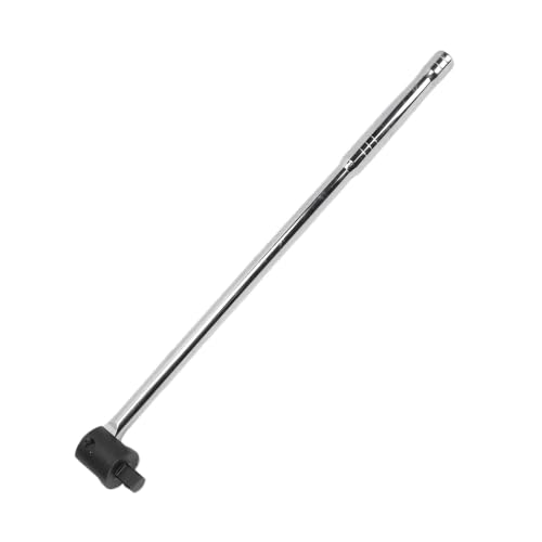 18 Inch Breaker Bar 1/2 Drive, 240 Swivel Head | Chrome Vanadium Steel for Stuck Lug Nuts, Long Reach Wrench for Tire Changes Mechanical Repair