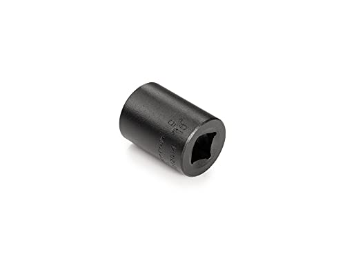 TEKTON 3/8 Inch Drive x 9/16 Inch Shallow 6-Point Impact Socket | SID12014 - size: 9/16-Inch, style: Shallow