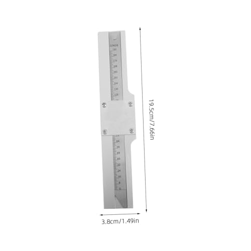 Accurate Metal Tire Tread Depth Gauge with Lens for Precise Tire Measurement Multi-Functional Tool for Cars Trucks and Brake Pad Depth Checking User-Friendly Design
