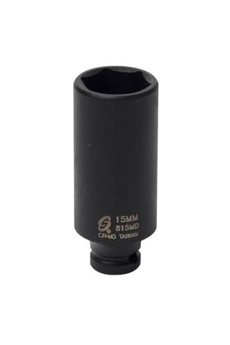 Sunex 815md 1/4-Inch Drive 15-Mm Deep Impact Socket