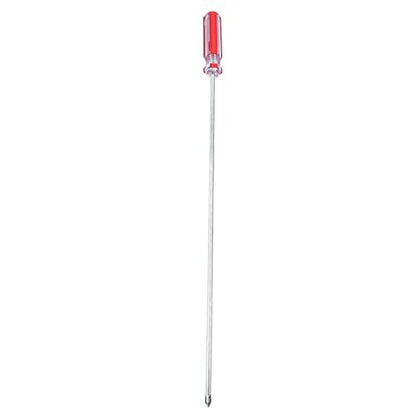 Piutouyar 8 Inch Phillips Screwdriver, #1 Magnetic Tip Screwdrivers | Extra Long Chrome-vanadium Steel Shaft , Cross Head Screwdriver, Long Screwdriver for Repair Home Improvement - size: 8 Inch #1