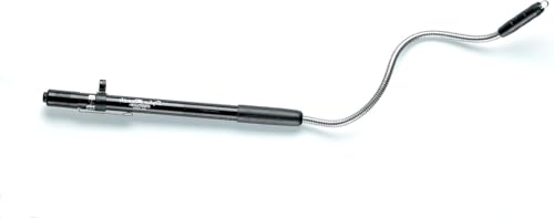 Streamlight 65612 Stylus Reach 11-Lumen White LED Pen Light for Mechanics, Inspectors, and Technicians with Flexible 7-Inch Extension Cable and 3 AAAA Alkaline Batteries, Silver - color: Silver