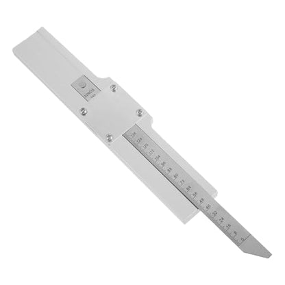 Accurate Metal Tire Tread Depth Gauge with Lens for Precise Tire Measurement Multi-Functional Tool for Cars Trucks and Brake Pad Depth Checking User-Friendly Design