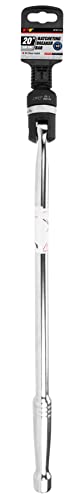 Performance Tool W32124 1/2-in Drive High Torque Flex Handle Home Improvement Hand Tool, Black/Silver, 18-Inches - style: 1/2" Drive 18" Flex Handle Breaker Bar