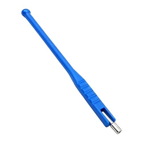 Car Tire Valve Stem Puller, Tire Valve Core Installation Tool, No Scratch Tire Valve Stem Removal Tool, Universal Car Tire Repair Accessories for Most Cars Trucks Bicycles Motorcycles(Blue) - color: Blue