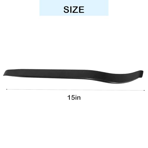 15inch Curved Tire Iron Motorcycle Tire Spoon Level Changing Tools Tire Removal Tool Kit for Dirt Bike ATV Lawn Mower Tractor Bicycle - color: black