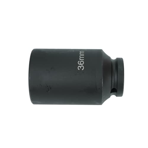 5PCS 1/2 Inch Drive Deep Spindle Axle Nut Impact Socket Set | 12 Point Metric, CR-MO, 30mm 32mm 34mm 35mm 36mm