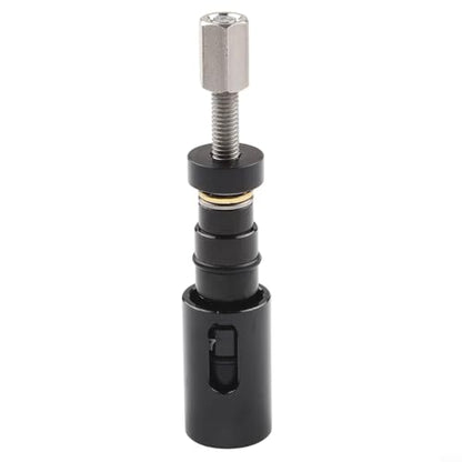 Bike Rear Shock Absorber Bushing Tool, Aluminum Alloy and Stainless Steel, Removal and Install Kit with Spare Bushing for DU(Black) - color: Black