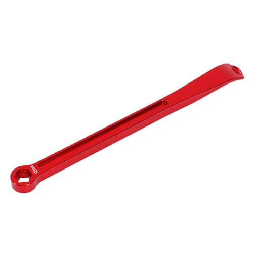 Vikye Motorcycle Tire Changing Tool Kit, CNC Aluminum Axle Nut Wrench and Spoon Lever Set with 10mm 13mm 22mm 27mm 32mm Hex Heads, for Dirt Bike Motocross
