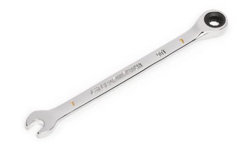 GEARWRENCH 7mm 4 Degree Swing Arch 12 Point Ratcheting Combination Wrench - 86907 - size: 7mm