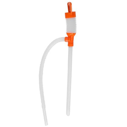 Mobestech Manual Heavy Duty Gasoline and Water Siphon Pump with Hose for Automotive Fluid Transfer and Oil Extraction