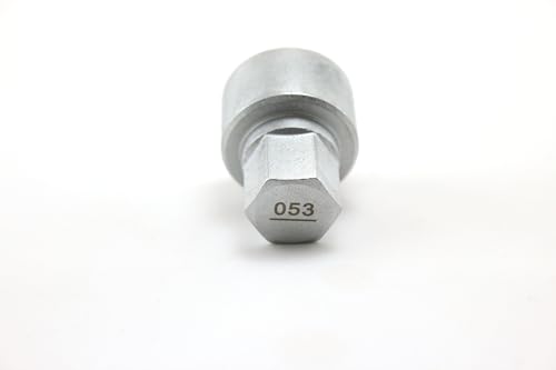TEMO #53 Wheel Lock Lugnut Anti-Theft Lug Nut Screw Removal Socket Key S3055 for BMW Vehicles - size: #53