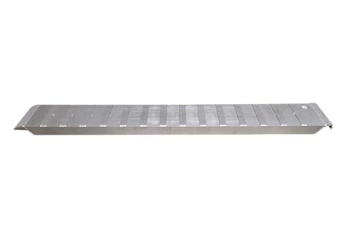 GEN-Y Hitch Extreme Duty Aluminum Loading Ramps, 8 ft x 15", 14,000 lb | Hybrid hook & plate ends grip car-hauler decks; serrated cross rungs; 7,000 lb capacity each; AWS-welded build; USA made - size: 8 ft