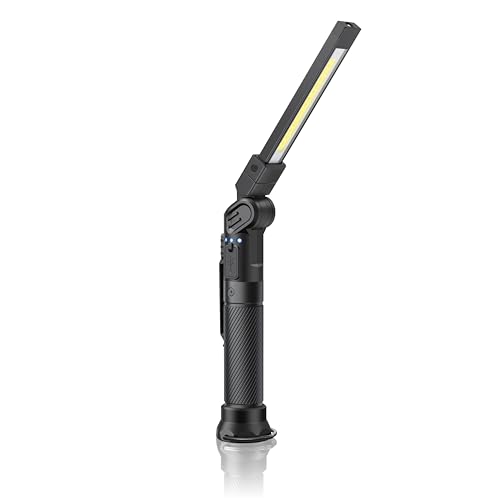 HOTLIGH Magnetic Work Light - 3200mAh Mechanic Light with Magnetic Base & Hanging Hook Design, 800LM Rechargeable Work Light for Mechanics, Repairing, Workshop Tools